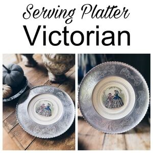 Platter Victorian Vintage